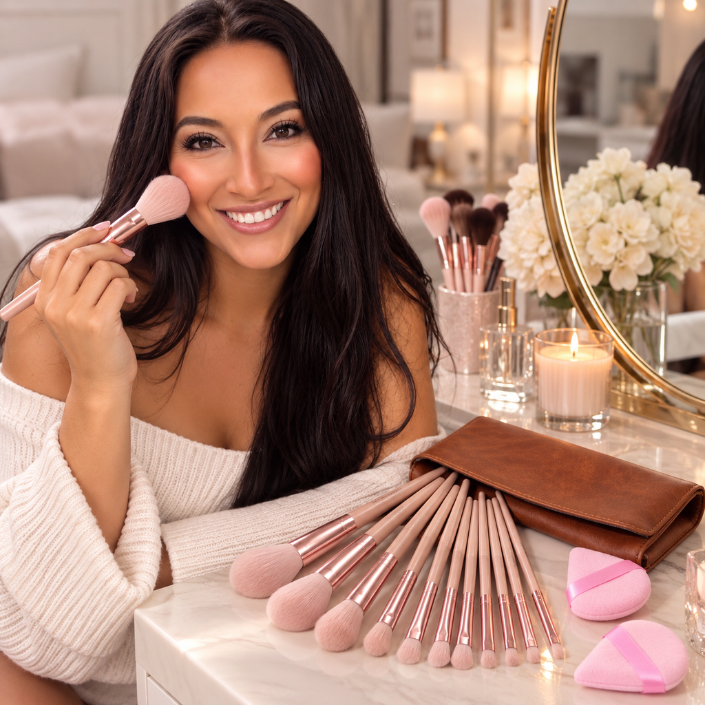 12-Piece Makeup Brush Set